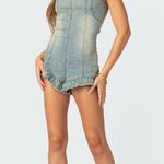 Edikted  denim romper  Photo 2