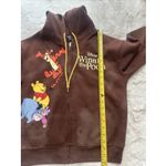 Disney  Winnie‎ The Pooh Zip Up Hoodie Womens S Juniors Brown Photo 6