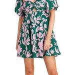 Keepsake WISTFUL MINI DRESS JADE BAROQUE Green Size M Photo 1