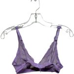 Cosabella  purple mesh lace thick strapped bra bralette sexy lingerie size medium Photo 2