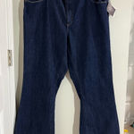 Ava & Viv  Deep Indigo High Rise Flare Jeans Size 20 with 32” inseam Photo 0