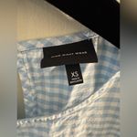 Who What Wear  blue white gingham tiered dress size XS Photo 3