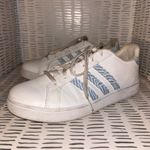 Adidas  Womens Neo Grand Court Zebra Tennis Shoes Purple‎ Aqua Size 6.5 Photo 1