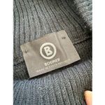 Bogner Black Mock Neck Colorful Embroidered Flowers Ski Sweater Wool Blend M Size M Photo 6