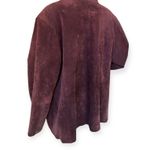 Vintage Margaret Godfrey Women's Purple Leather Jacket Size 3X Photo 1