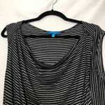 Derek Lam  For Design Nation Black & White Dress Womens S Draped Y2K Casual Mini Photo 2