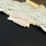 Crochet‎ Lace Scoop Neck Short Sleeve Layering Top Natural Cream Sz Medium Photo 3