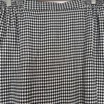Vintage houndstooth midi skirt Black Size 16 Photo 6