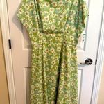 NWT Alexa Armor daisy dress pockets Green Size 14 Photo 0