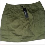 Lulus Trendsetting Aura Olive Green Cargo Mini Skirt Photo 4