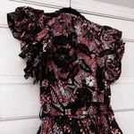Ulla Johnson  Honoria Dress Rosewood Size 4 Small Tiered Ruffle Mini Dress Belted Photo 12