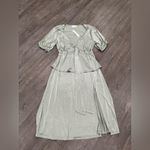 ASOS Curve Sage Green Midi Dress Size 14 Photo 4