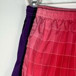 Nike Dri-Fit Women's Plaid Lined Athletic Shorts Pink Black Purple Size Medium Photo 2