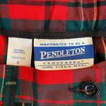 Pendleton Vintage Tartan Plaid High Rise Wool Shorts Size 8 Photo 3