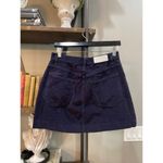 RE/DONE 70s Pocket Mini Corduroy Mini Skirt Blue Womens 28 / Medium Photo 6