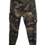 American Bazi Green Camo Denim Joggers Size Medium Camouflage Joggers Photo 1