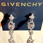 Givenchy  earrings: NWT silvertone setting with beautiful stones, beautiful gift Photo 0