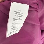 Cinq a Sept Women's Asymmetric Ruffle Hem Knee Length Dress Eggplant Purple 2 Photo 3