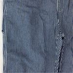 Dickies  juniors medium Blue Striped Overalls denim white new casual conductor Photo 7