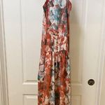 Parker Dress Womens XS Maxi Sleeveless Ruffle Abstract Floral NWT Photo 6