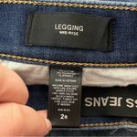 EXPRESS Legging Mid Rise Jeans Distressed Destroyed Medium Wash 2R Photo 3