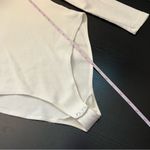 & Other Stories & Other Stories Women’s White Long Sleeve Bodysuit Medium Photo 9