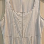 Sugar Lips White with Blue Trim Linen Blend Jumper Jumpsuit Size Large Photo 1