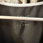 Black and White Sporty Jumpsuit with Elastic Waist Size L Photo 2