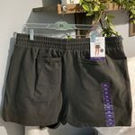 The Comfy Twill Shorts Cotton Spandex Olive Green Elastic Drawstring Womens XXL Knit Photo 9