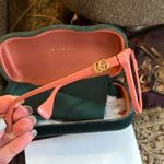 Gucci Authentic 54 cat eye square Acetate logo sunglasses Photo 10