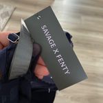 Savage X Fenty Navy Blue Embroidered Babydoll‎ Lingerie Size S Photo 5