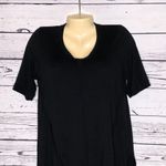 Capote NWT Size M Black w/ Ribbed Trim Bamboo Jersey Jennie Knit Top Shirt Size M Photo 1
