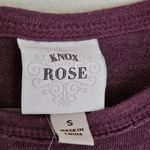 Knox Rose  Tie Dye Sweatshirt Tunic Top Boho Western Purple Pink Size Small S Photo 5