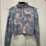 The North Face  Cropped Tie Dye Quarter Zip Photo 0