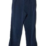 St. John  sport navy high waisted flare pants 8 B2 Photo 0