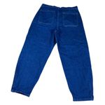 Banana Republic  High Waisted Balloon‎ Leg Mom Jeans Relaxed Fit Dark Blue Denim Photo 3