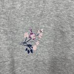 Croft & Barrow GRAY & BLUE LAYERED LOOK FLORAL DESIGN LONG SLEEVE TOP SMALL Photo 3