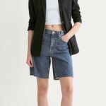 Everlane $108 New  The OG Baggy Jean Short - Medium Wash - 26 Photo 0