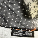 Stylish Black and Brown Patterned Scarf Photo 7