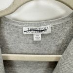 J.Crew NEW  Juliette Collarless Sweater Blazer Pockets Long Gray Relaxed XXS Photo 8