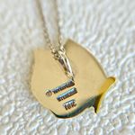 Tiffany & Co. Authentic Butterfly Necklace 16" Silver 925 & K18 Gold/A Rank Photo 2