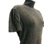 Vintage Valentino gray short sleeves mock neck cashmere wool blend sweater M Size M Photo 8