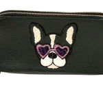 Kate Spade  Bulldog Double-Zip Mini Chain Strap Black Crossbody Photo 0