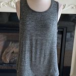 Black Heather Performance Tank Athletic Gym Scrunch Back Top Womens m Activ8 Size M Photo 0