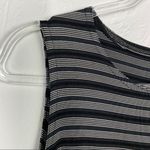 Hot Cotton Vintage Black White Striped Slinky Tank Top Small Multiple Photo 1