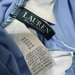 Ralph Lauren LRL  One Piece Swimsuit Ruffle Ruched Blue Slimming sz 8 Pin-up Photo 5