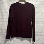 Talbots  Deep Burgundy Crewneck Sweater Woman’s Size Large Photo 3