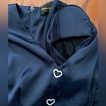Bronx and Banco Jana Puff Sleeve Heart Mini Dress Size Large Photo 13