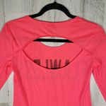Material Girl  Active Pink Flawless Long Sleeve Keyhole Back Top Women's Size XS Photo 7