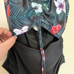 Floral One Piece Swimsuit Women 12W Tropical Resort Vacation Beach Summer Island Size 12 Photo 1